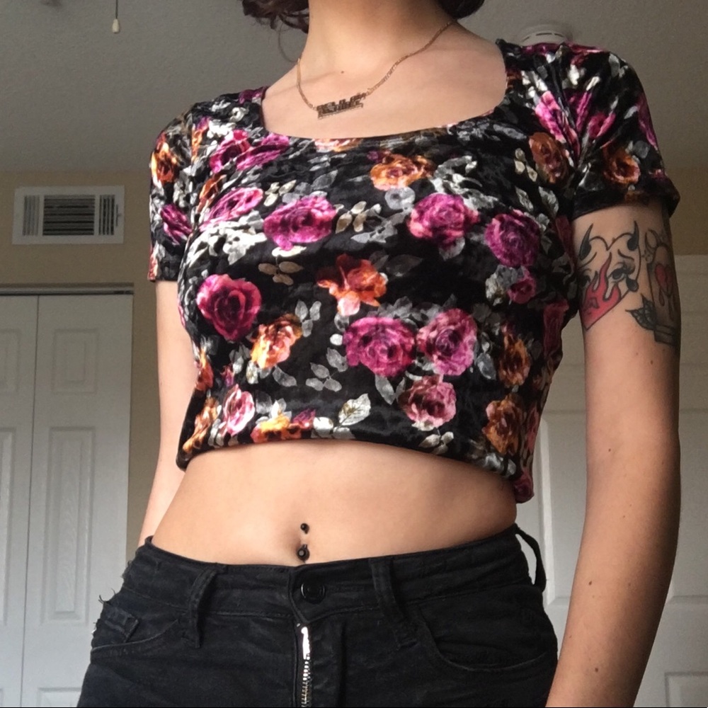 Felt Flower Croptop